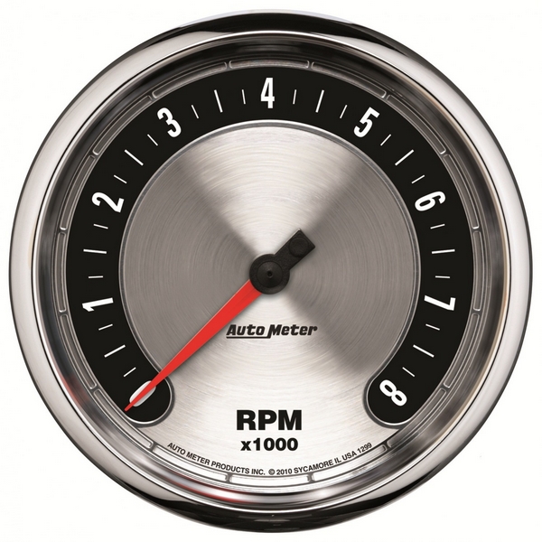 5" IN-DASH TACHOMETER, 0-10,000 RPM, AMERICAN MUSCLE